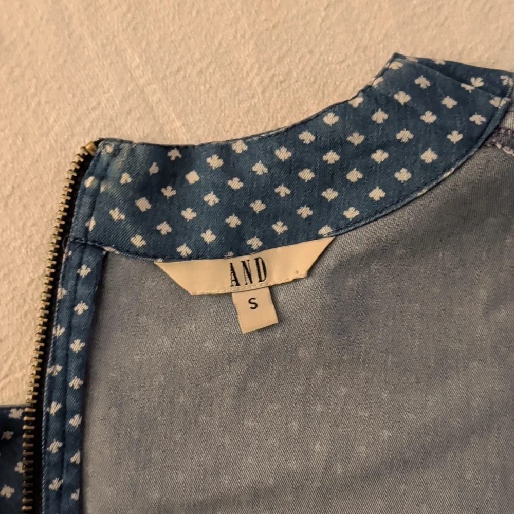 Blue Cotton Dress - Picture 6 of 7